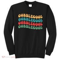 Retro Gobblegool Turkey Funny Groovy Thanksgiving Sweatshirt thumb 0