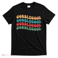 Retro Gobblegool Turkey Funny Groovy Thanksgiving T-Shirt thumb 0