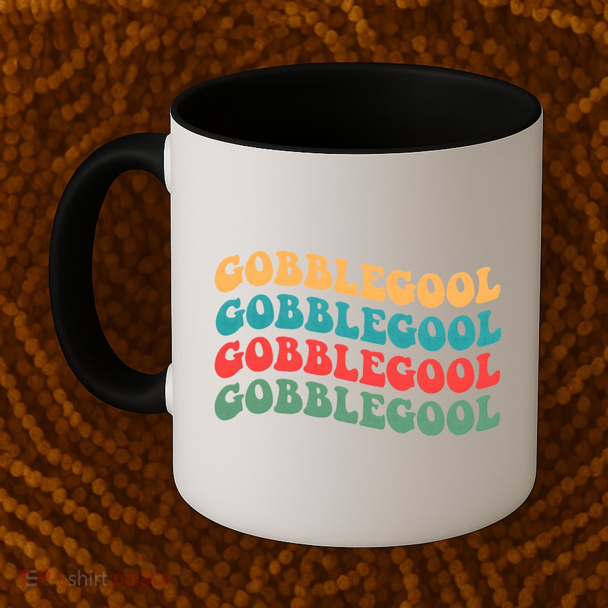 Retro Gobblegool Turkey Funny Groovy Thanksgiving Coffee Mug