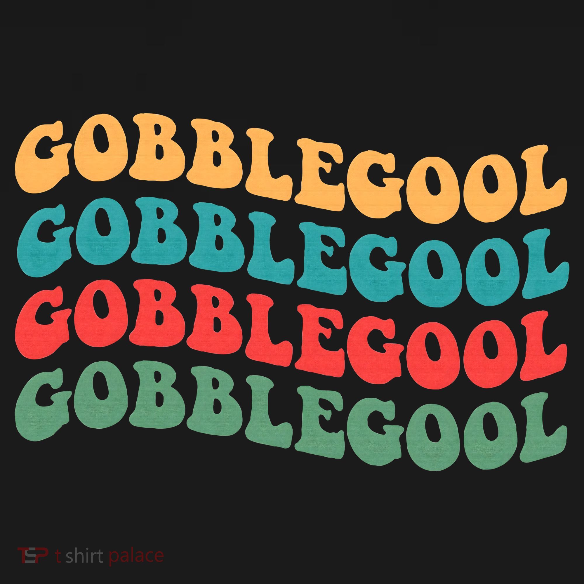 Retro Gobblegool Turkey Funny Groovy Thanksgiving Women's Hoodie