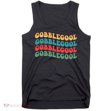 Retro Gobblegool Turkey Funny Groovy Thanksgiving Tank Top