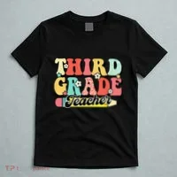Retro Groovy Third Grade Teacher First Day 3rd Grade T-Shirt thumb 5