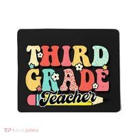 Retro Groovy Third Grade Teacher First Day 3rd Grade Mousepad thumb 0