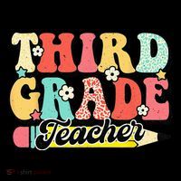 Retro Groovy Third Grade Teacher First Day 3rd Grade Mousepad thumb 1