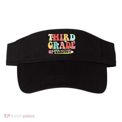 Retro Groovy Third Grade Teacher First Day 3rd Grade Visor