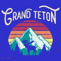 Retro Grand Teton National Park Wy Mountain State Cute Gift Polo thumb 2