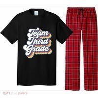 Retro Groovy Team Third Grade Back To School Teacher Student Gift Pajama Set thumb 0