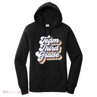 Retro Groovy Team Third Grade Back To School Teacher Student Gift Women's Hoodie thumb 0