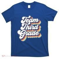 Retro Groovy Team Third Grade Back To School Teacher Student Gift T-Shirt thumb 0