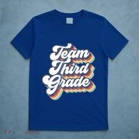 Retro Groovy Team Third Grade Back To School Teacher Student Gift T-Shirt thumb 5