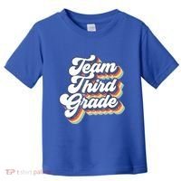 Retro Groovy Team Third Grade Back To School Teacher Student Gift Toddler T-Shirt thumb 0