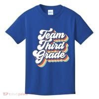 Retro Groovy Team Third Grade Back To School Teacher Student Gift Kids T-Shirt thumb 0