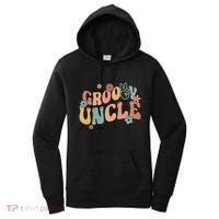 Retro Groovy Uncle Flower Power Hippie Family Groovy Vibes Gift Women's Hoodie thumb 0