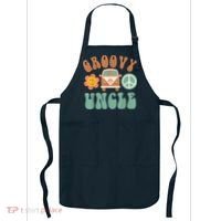 Retro Groovy Uncle Matching Family Birthday Party Apron thumb 0