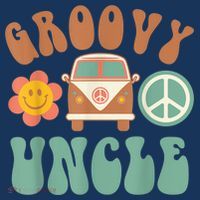 Retro Groovy Uncle Matching Family Birthday Party Hat thumb 2