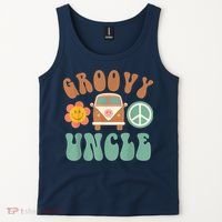 Retro Groovy Uncle Matching Family Birthday Party Tank Top thumb 2