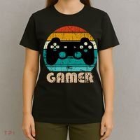Retro Gamer Video Games Player Gaming Boys Teens Men T-Shirt thumb 4