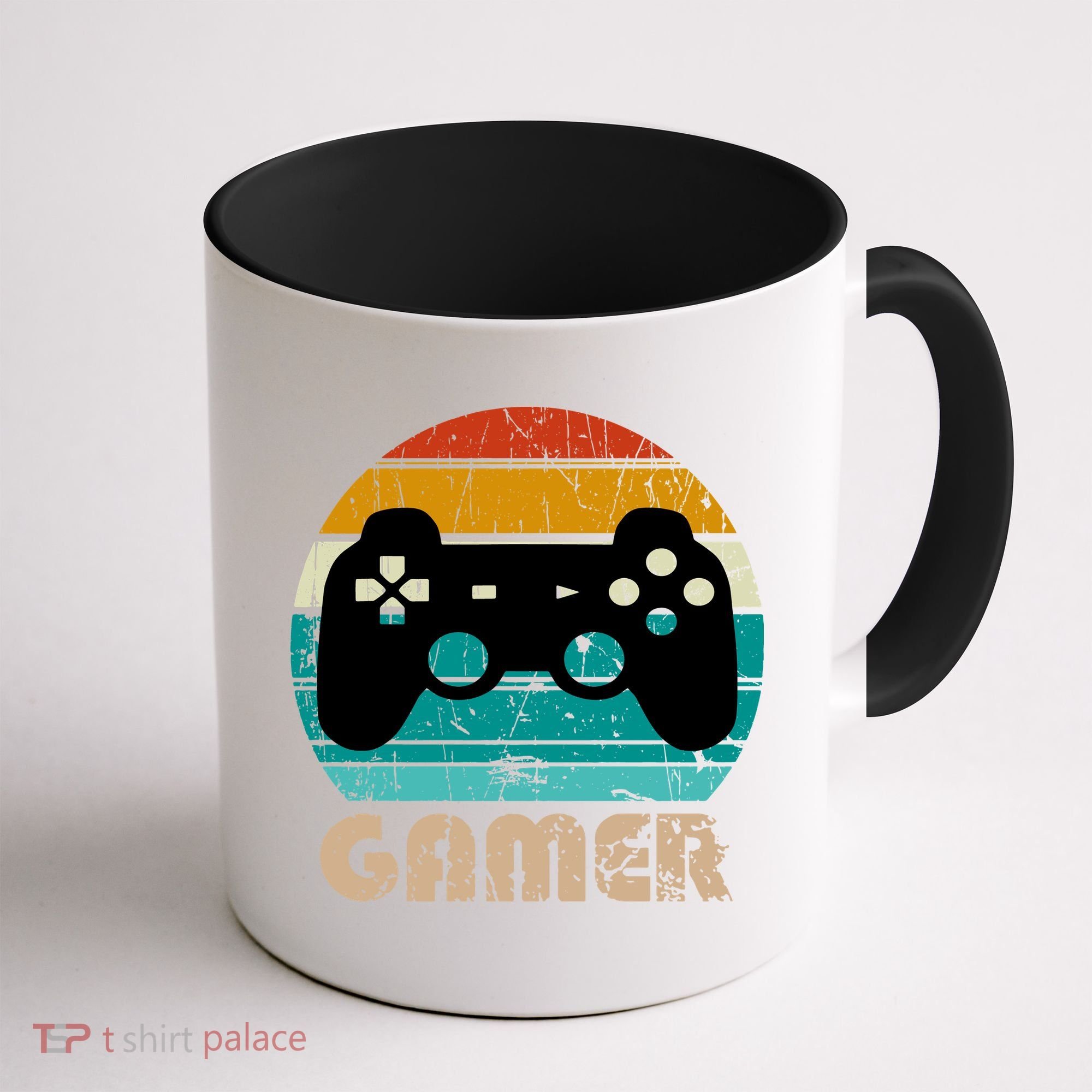 Retro Gamer Video Games Player Gaming Boys Teens Men Coffee Mug