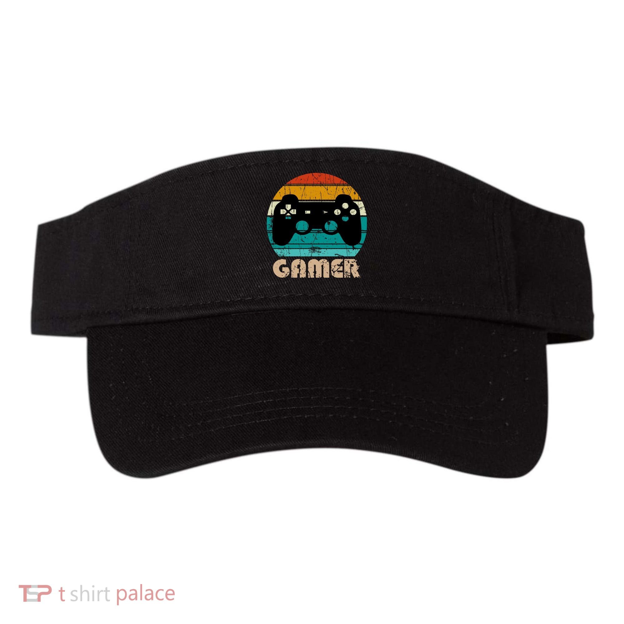 Retro Gamer Video Games Player Gaming Boys Teens Men Visor