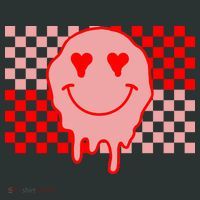Retro Groovy Valentines Day Hippie Smile Sweatshirt thumb 2