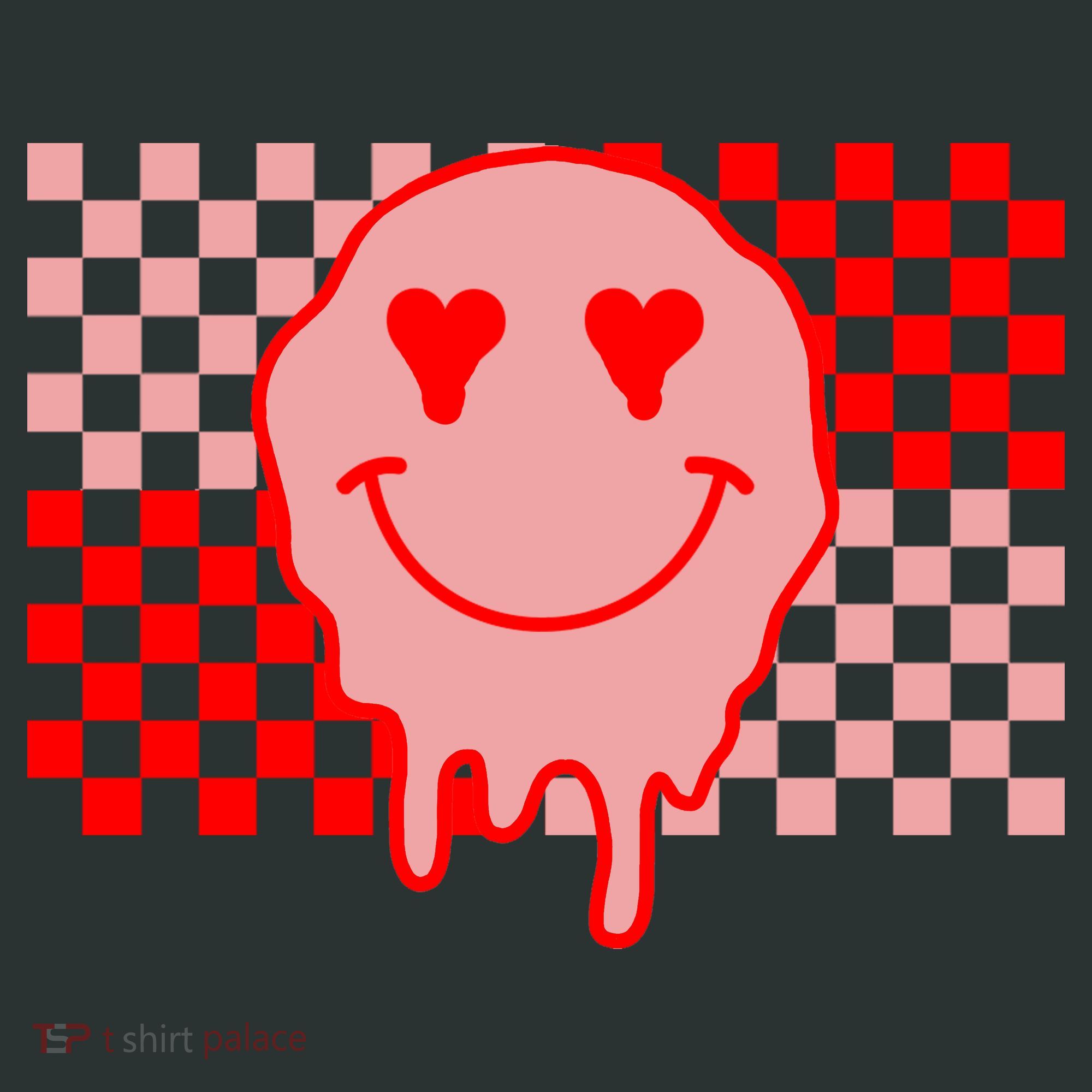 Retro Groovy Valentines Day Hippie Smile Mousepad