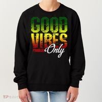 Reggae Good Vibes Only Jamaica One Love Rasta Women's Sweatshirt thumb 0