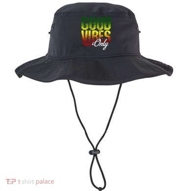 Reggae Good Vibes Only Jamaica One Love Rasta Bucket Hat