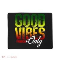 Reggae Good Vibes Only Jamaica One Love Rasta Mousepad thumb 0