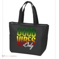 Reggae Good Vibes Only Jamaica One Love Rasta Tote Bag thumb 3
