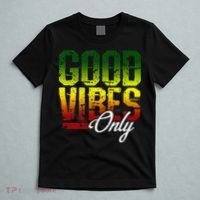Reggae Good Vibes Only Jamaica One Love Rasta T-Shirt thumb 5