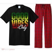 Reggae Good Vibes Only Jamaica One Love Rasta Pajama Set thumb 0