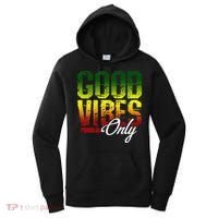 Reggae Good Vibes Only Jamaica One Love Rasta Women's Hoodie thumb 0