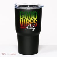 Reggae Good Vibes Only Jamaica One Love Rasta Tumbler thumb 0
