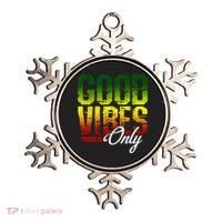 Reggae Good Vibes Only Jamaica One Love Rasta Ornament thumb 0