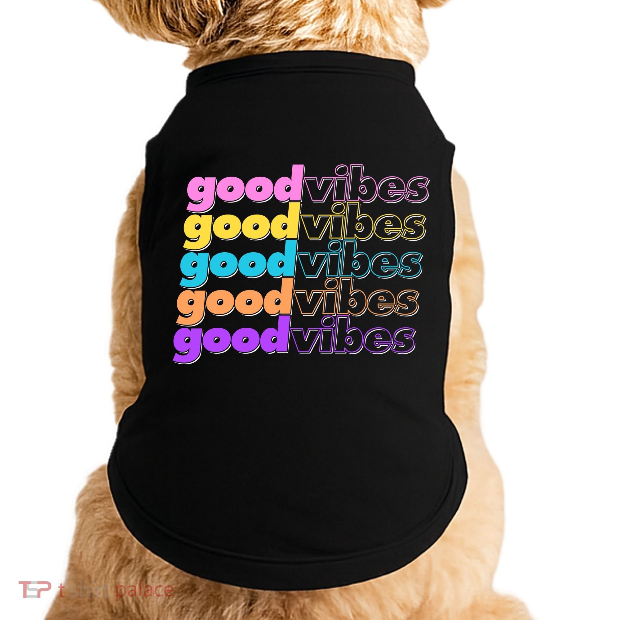 Retro Good Vibes Doggie Tank