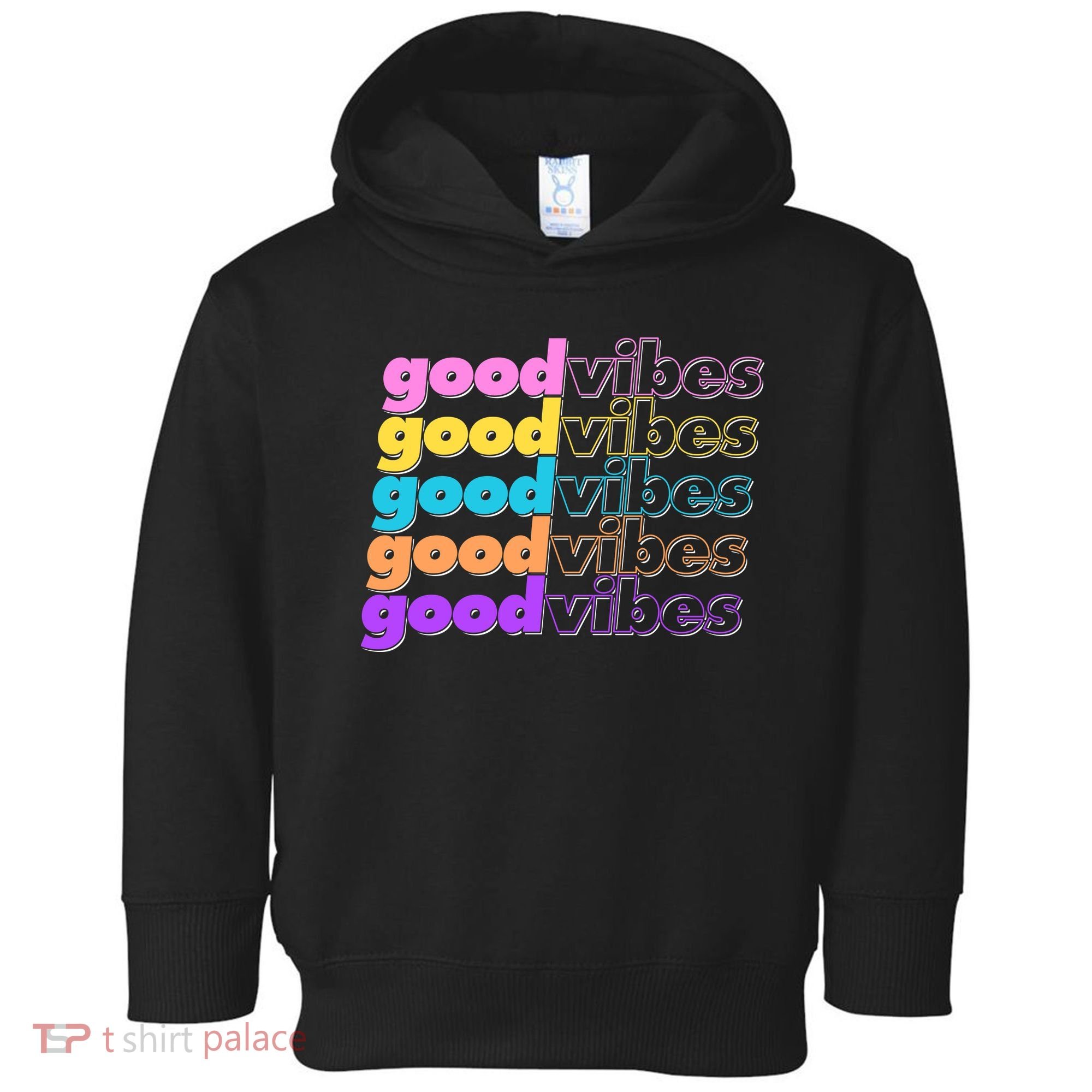 Retro Good Vibes Toddler Hoodie