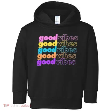 Retro Good Vibes Toddler Hoodie