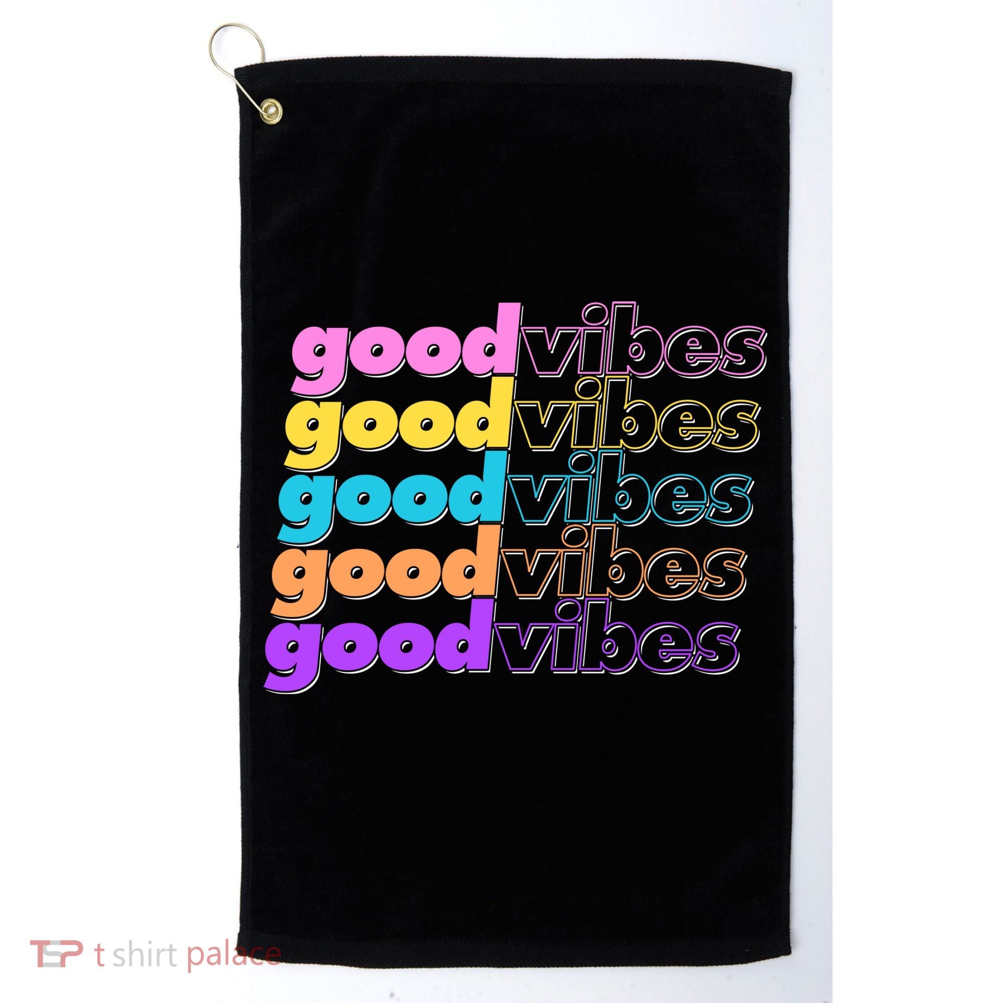 Retro Good Vibes Golf Towel