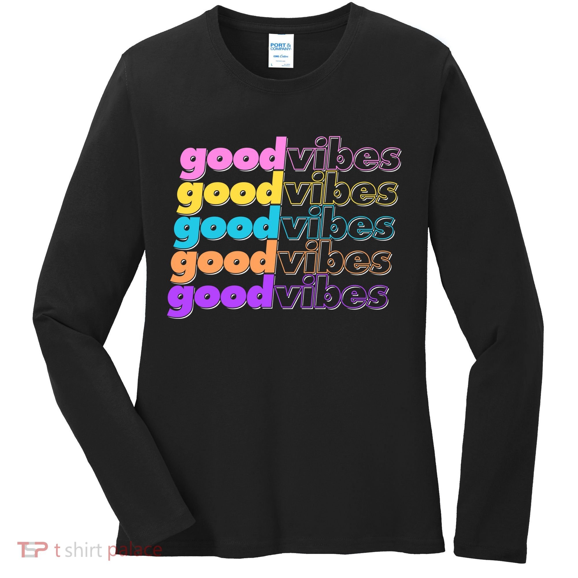 Retro Good Vibes Women's Long Sleeve Shirt