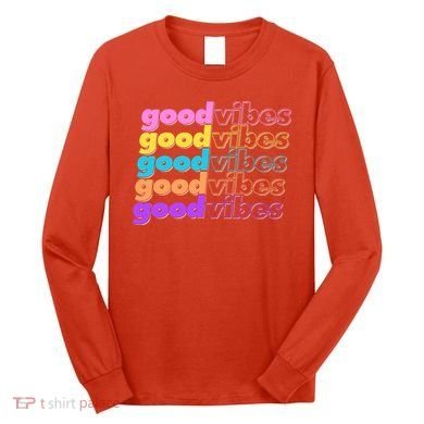 Retro Good Vibes Long Sleeve Shirt