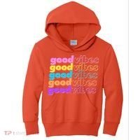 Retro Good Vibes Kids Hoodie thumb 0
