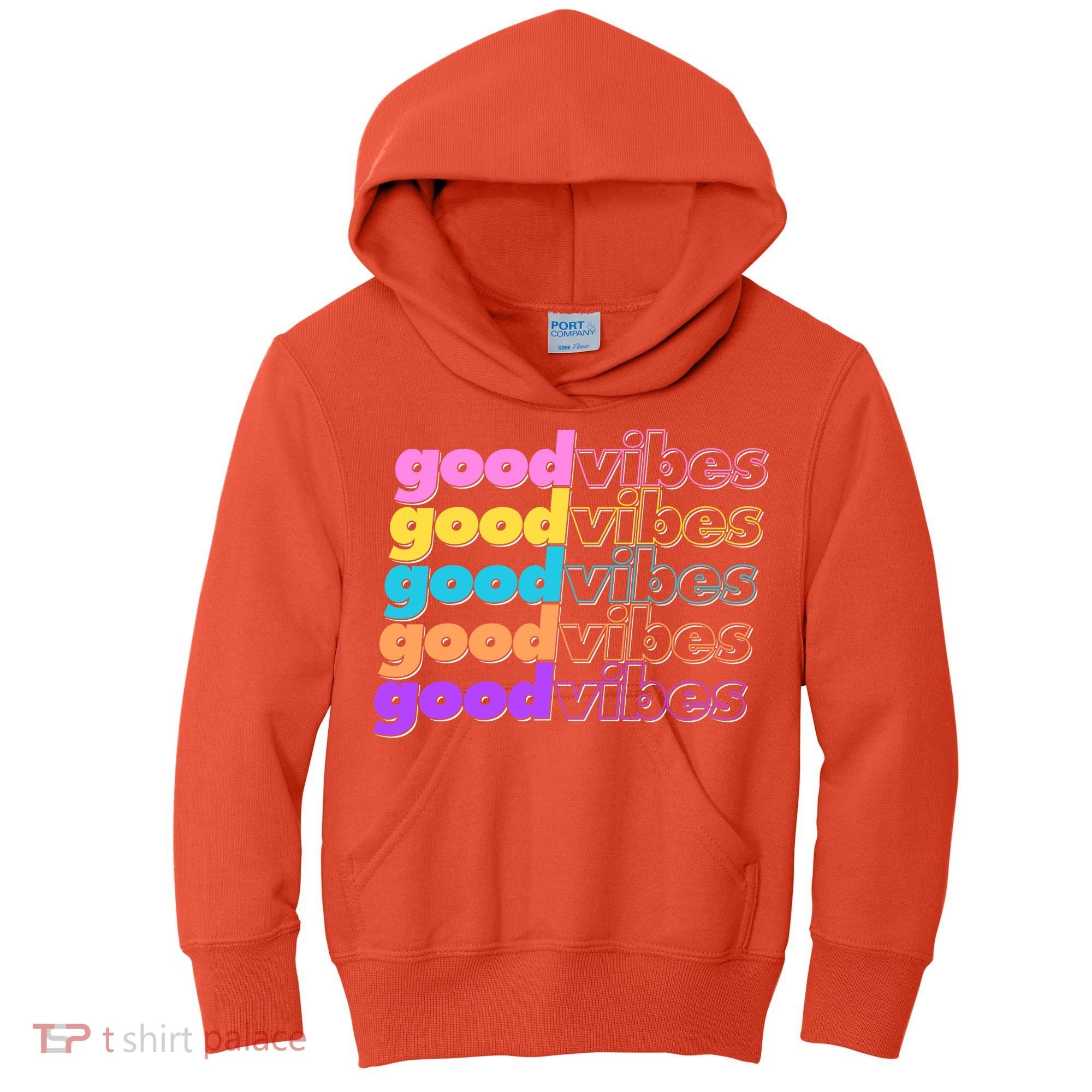 Retro Good Vibes Kids Hoodie