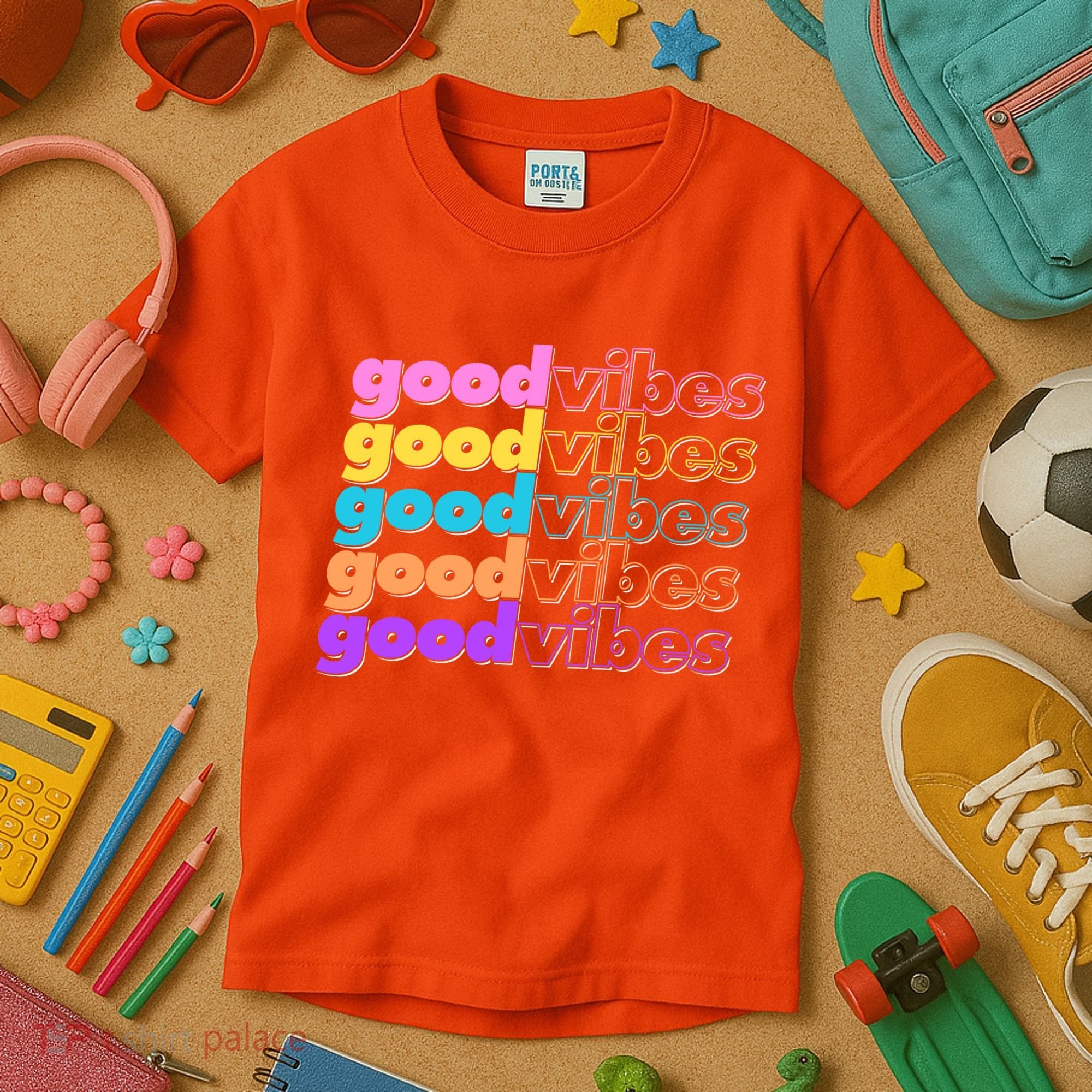 Retro Good Vibes Kids T-Shirt