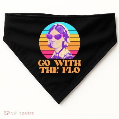Retro Go With The Flow Nurse Practitioner Florence Nightingale USA-Made Doggie Bandana