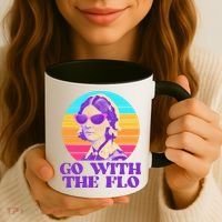 Retro Go With The Flow Nurse Practitioner Florence Nightingale Coffee Mug thumb 3