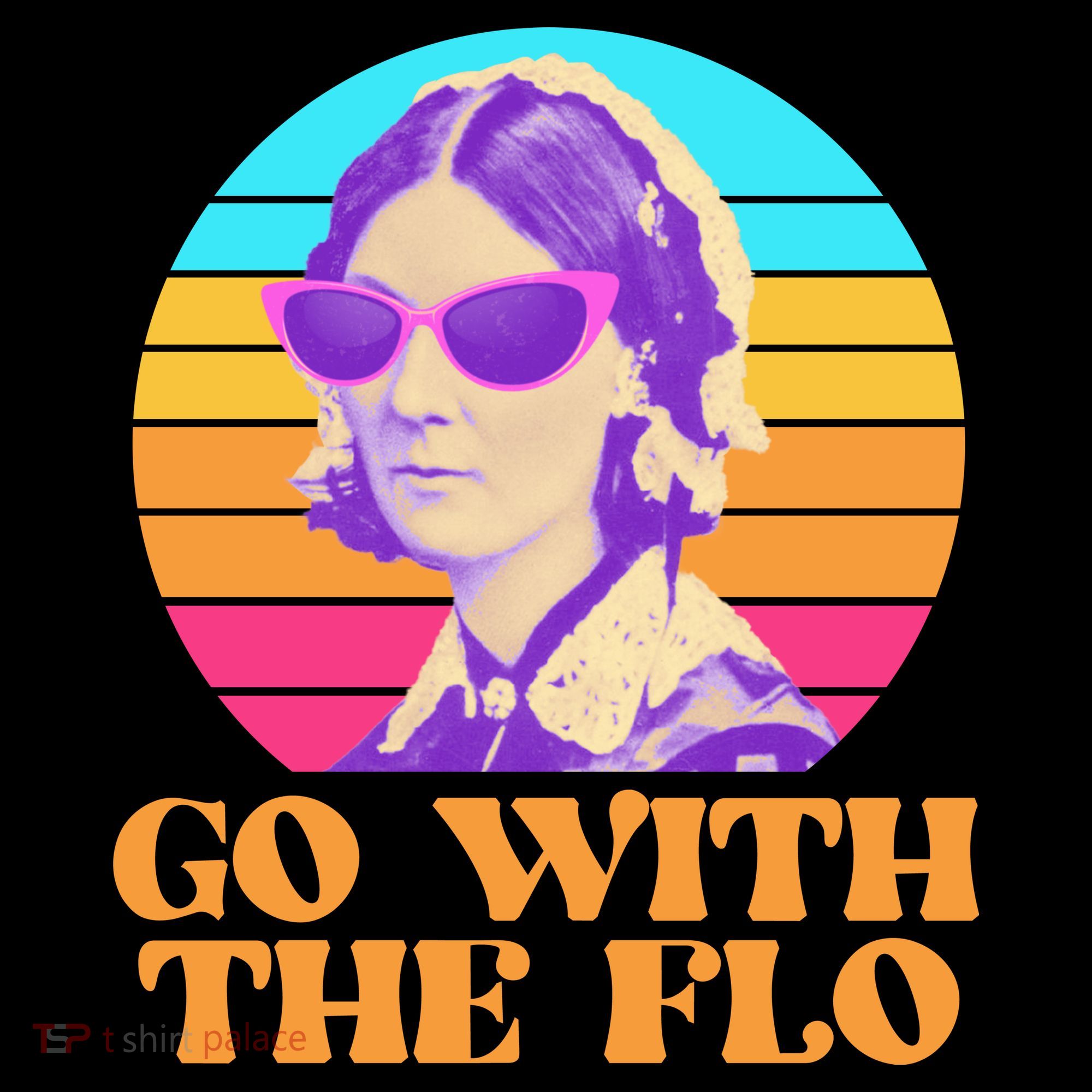 Retro Go With The Flow Nurse Practitioner Florence Nightingale Women's Hoodie