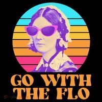 Retro Go With The Flow Nurse Practitioner Florence Nightingale Ornament thumb 1