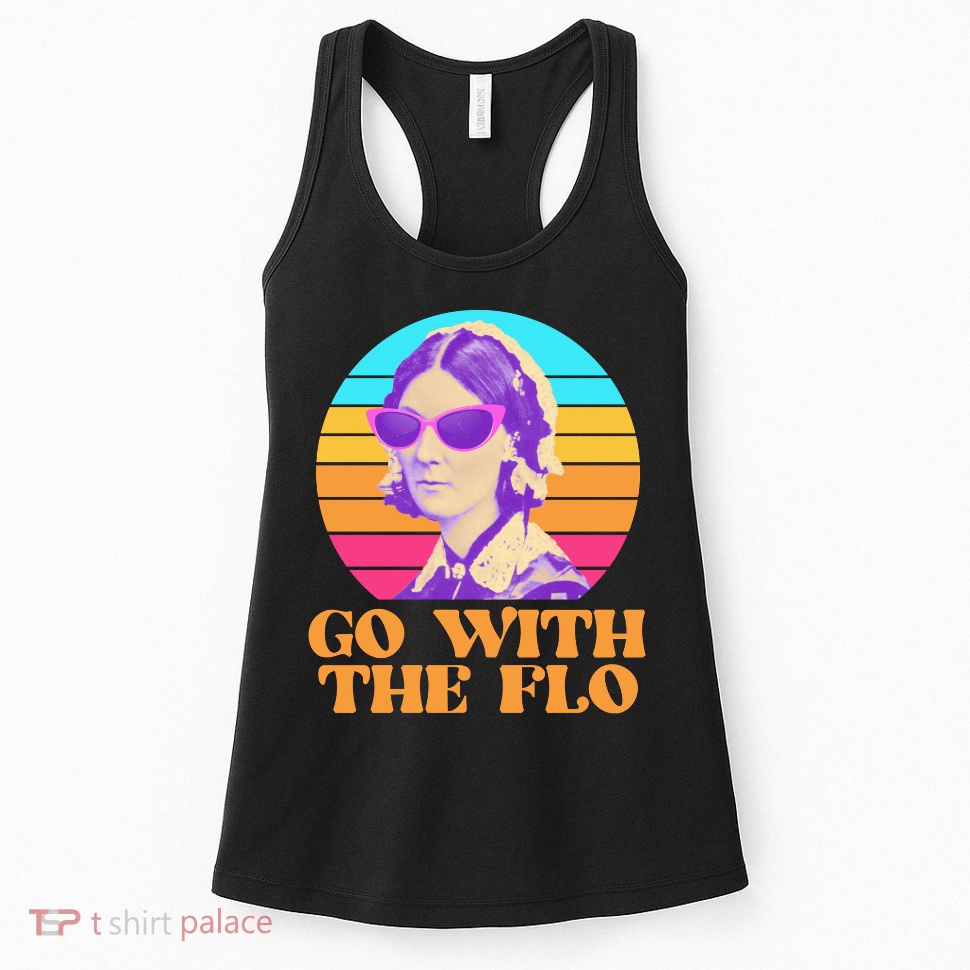Retro Go With The Flow Nurse Practitioner Florence Nightingale Women's Tank Top
