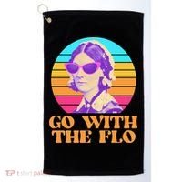 Retro Go With The Flow Nurse Practitioner Florence Nightingale Golf Towel thumb 0