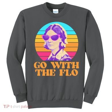 Retro Go With The Flow Nurse Practitioner Florence Nightingale Sweatshirt